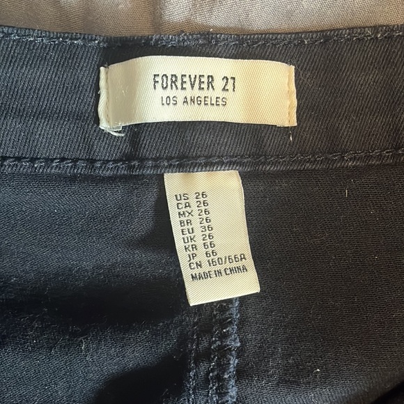 Navy blue button up skirt - Picture 3 of 4